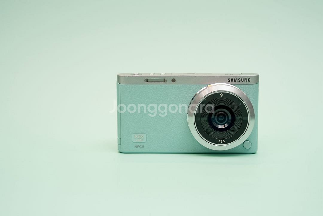 삼성 미러리스 nx mini 민트 + 9mm 렌즈--0
