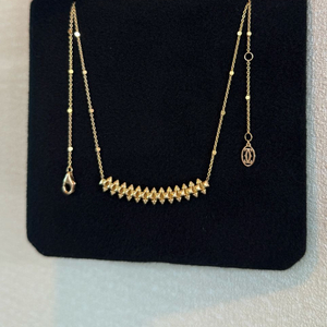 정품 까르띠에 클래쉬드 목걸이 로즈골드