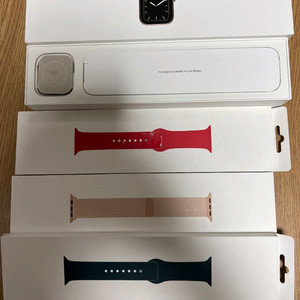 애플워치 5 44mm 스테인리스 판매(정품밴드 3개)