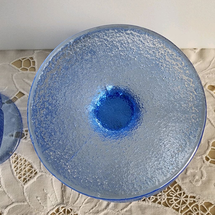 [2개가격]빈티지 디저트 고블렛잔 유리컵/ 빙설그릇 요거트볼--4