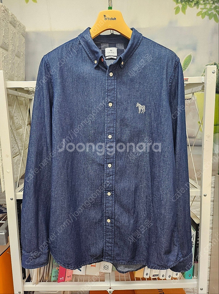 폴스미스 남성 데님셔츠 105 청남방 MJ38--0
