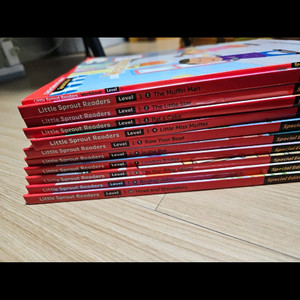 한솔 리틀 스프라우트 리더스 레벨1, 2 +워크북 새것