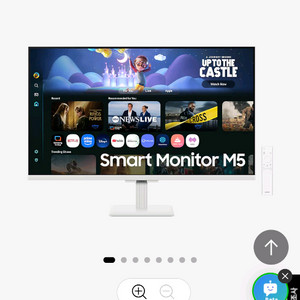 삼성 스마트모니터 M5 32인치 웜화이트