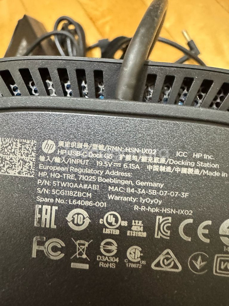 HP G5 DOCK USB 도킹스테이션 허브--2