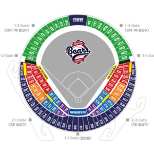 9월 28일 두산 vs 롯데 3루 익사이팅존 2연석