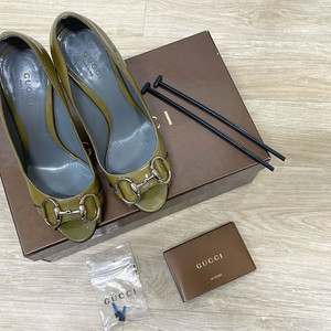 [정품] GUCCI 구찌 홀스빗 토오픈 구두 하이힐