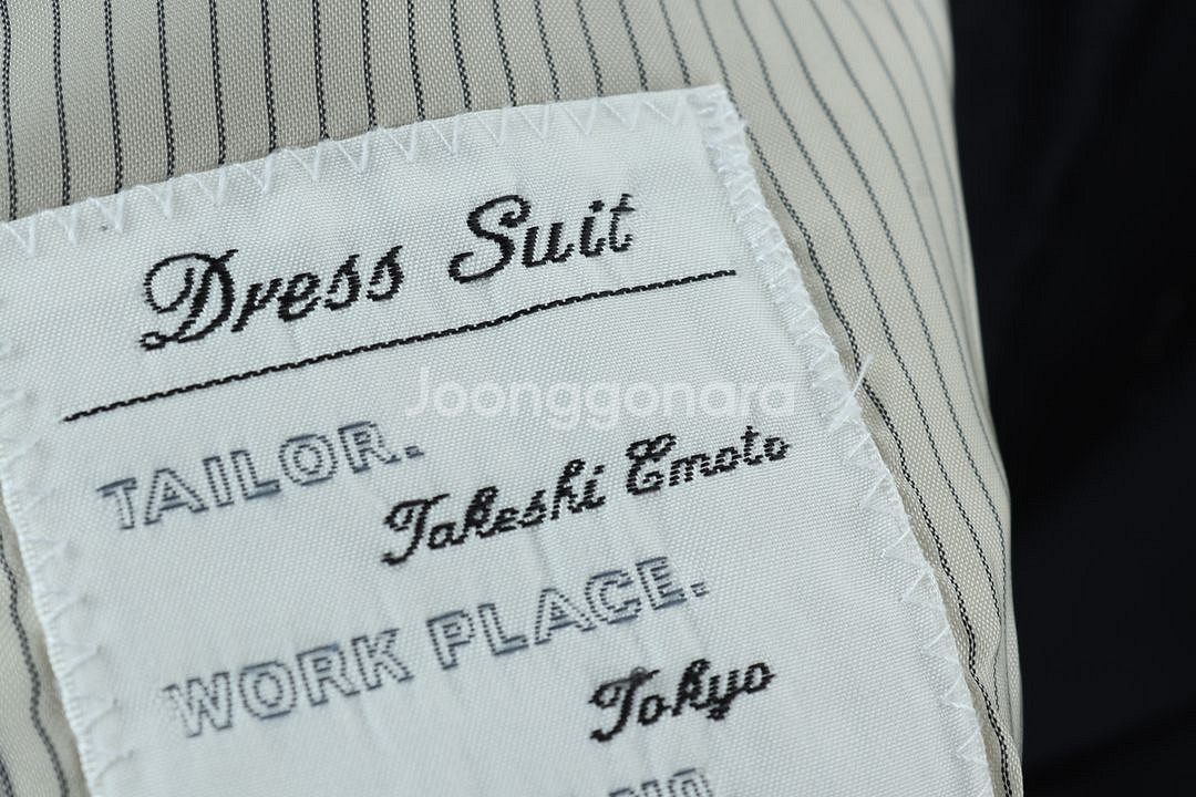 (S) 커스텀멜로우 정장 슈트 자켓 블레이저 딥네이비--5