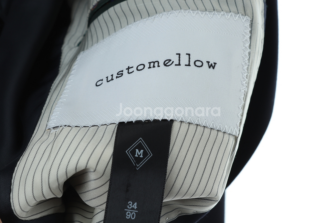 (S) 커스텀멜로우 정장 슈트 자켓 블레이저 딥네이비--4