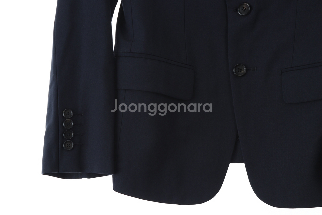 (S) 커스텀멜로우 정장 슈트 자켓 블레이저 딥네이비--3