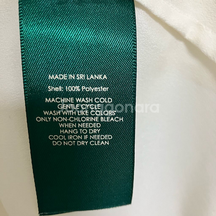 폴로랄프로렌 아이보리 블라우스 (XS)--5