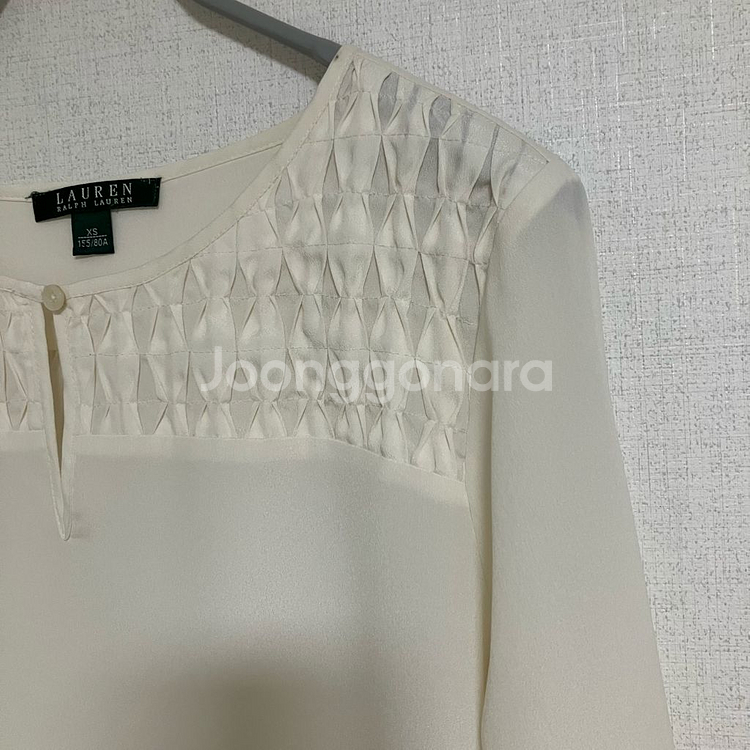 폴로랄프로렌 아이보리 블라우스 (XS)--1