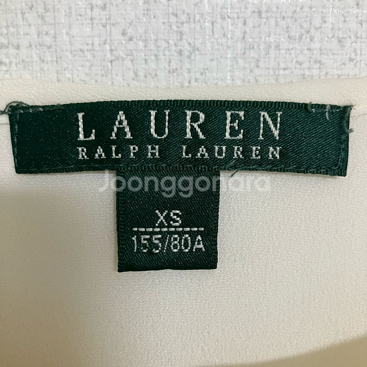 폴로랄프로렌 아이보리 블라우스 (XS)--4