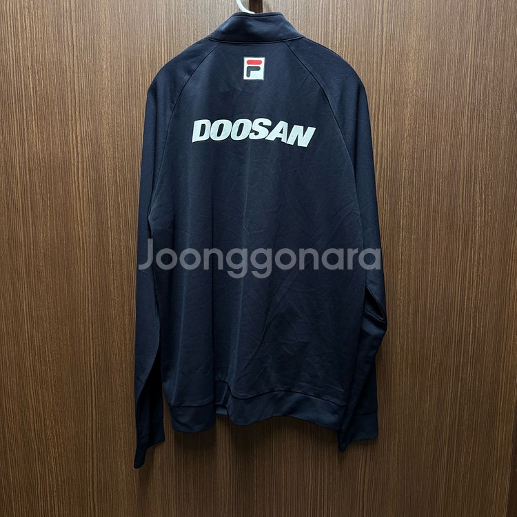 두산 핸드볼팀 트레이닝 집업 XXL--3