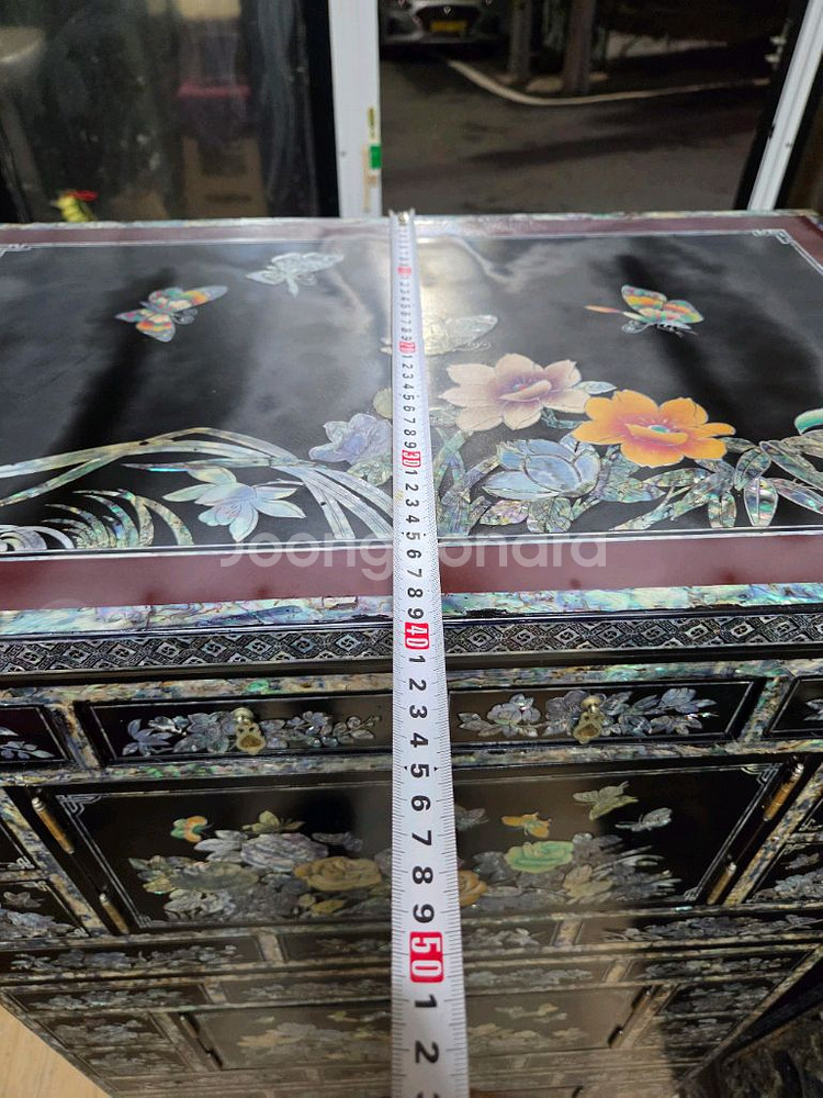 나전칠기 작은서랍장--4