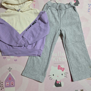 기모후드팬츠130사이즈(에스핏)