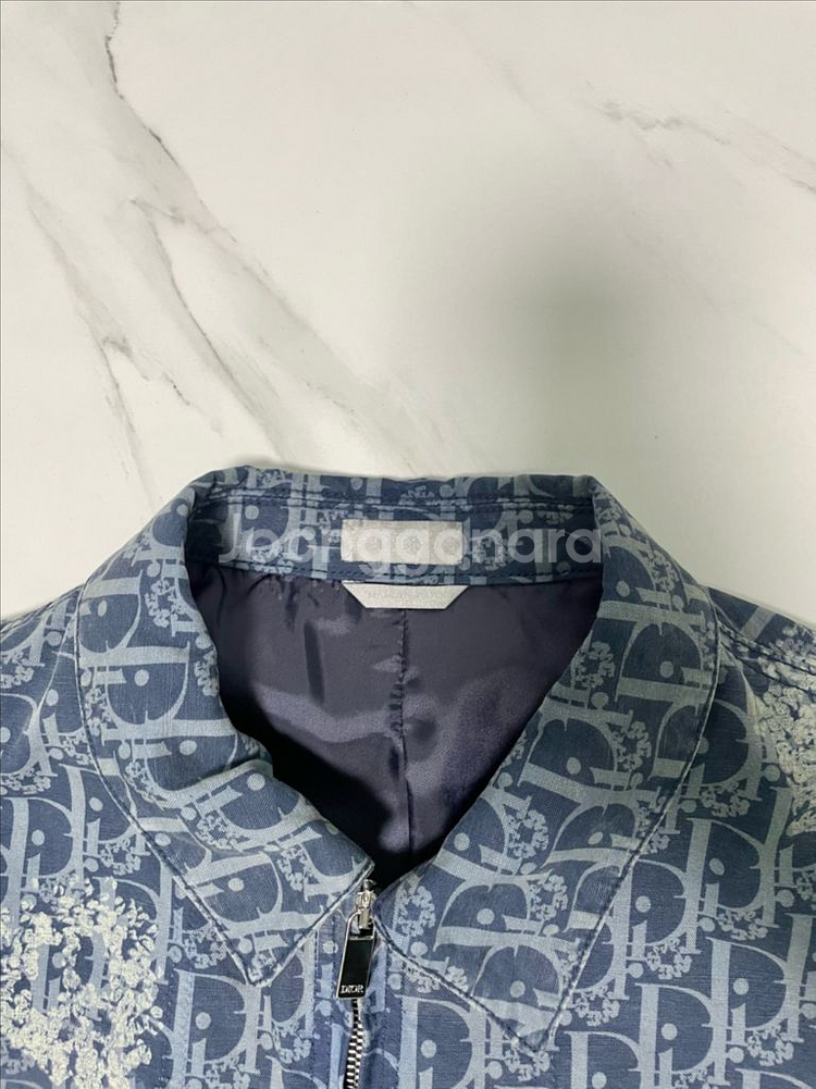 새상품 디올 데님티어스 오블리크 블루종 자켓 52--2