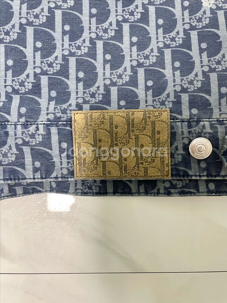 새상품 디올 데님티어스 오블리크 블루종 자켓 52--5