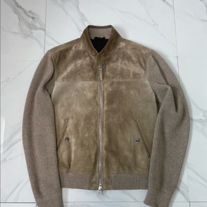 새상품 톰포드 니트 스웨이드 자켓 52