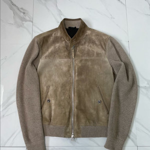 새상품 톰포드 니트 스웨이드 자켓 52