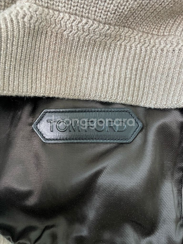 새상품 톰포드 니트 스웨이드 자켓 52--3