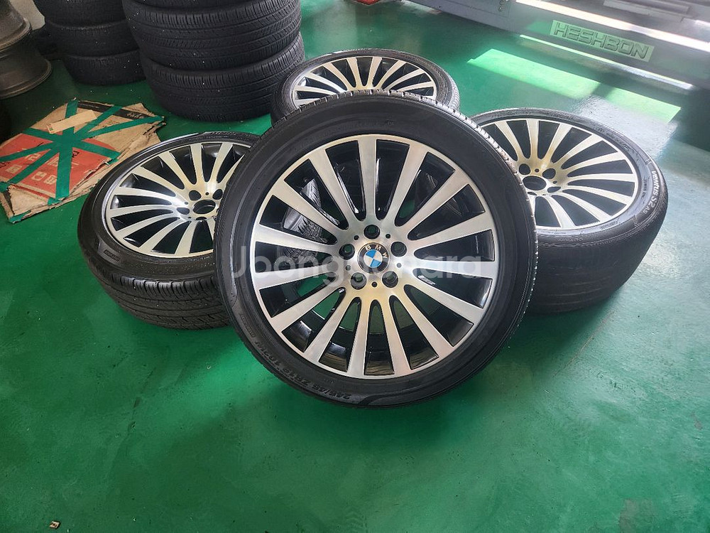BMW 7시리즈 19인치 휠타이어 한대분 판매--5