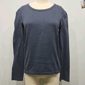 요지 야마모토 네이비 롱슬리브 티셔츠