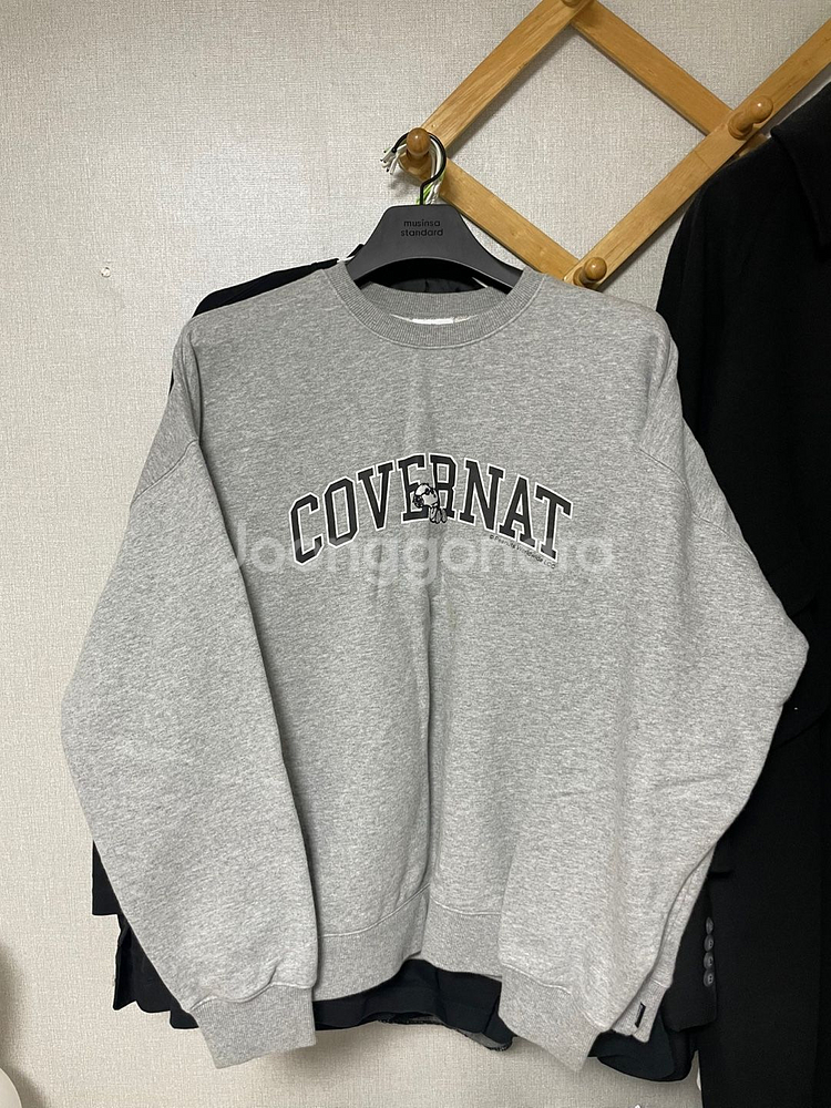 커버낫 스누피 콜라보 맨투맨 L--0