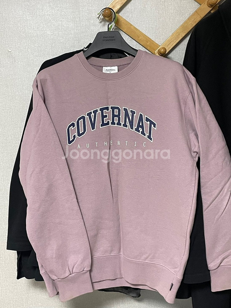 커버낫 라벤더 맨투맨 L--0