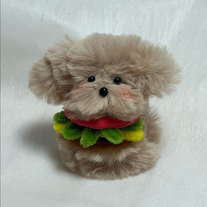 강아지 햄버거 인형 키링