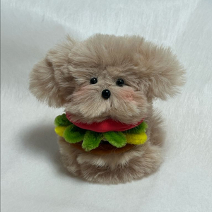 강아지 햄버거 인형 키링