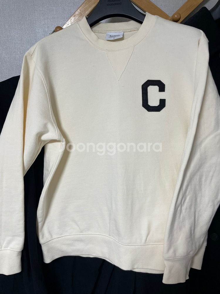 커버낫 맨투맨 아이보리 L--0