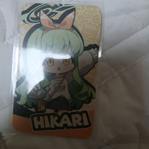 맘스터치 블루아카이브 히카리 콜라보 아크릴 포토카