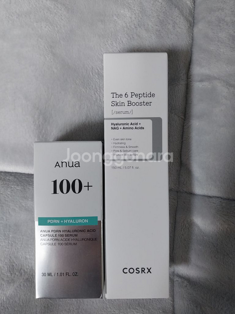새상품)아누아pdrn세럼30ml+코스알엑스 스킨부스터--0
