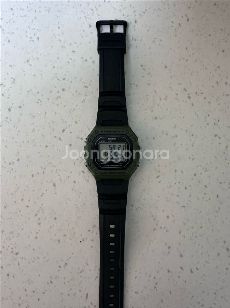 CASIO 카시오 남성 W-218H-3A 전자시계--1