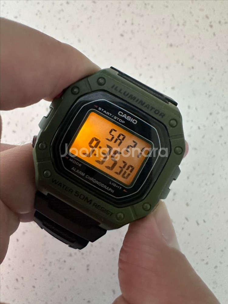 CASIO 카시오 남성 W-218H-3A 전자시계--3