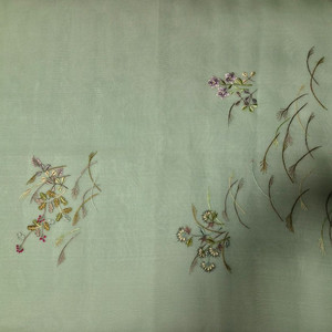 폭55 실크 미싱자수 한복감