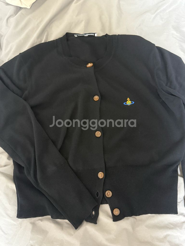 비비안웨스트우드 베아크롭가디건--0