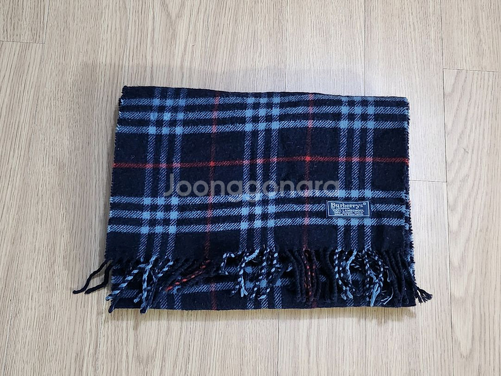 버버리정품 울 머플러 목도리--0