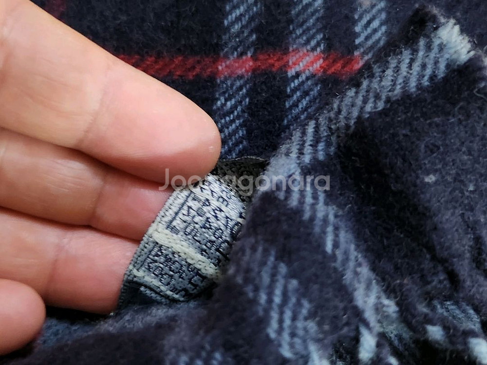 버버리정품 울 머플러 목도리--1