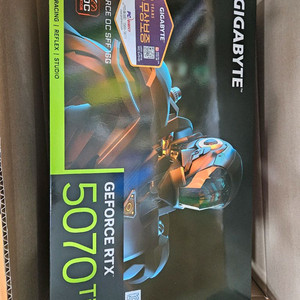 기가바이트 RTX 5070Ti 윈드포스(미개봉)