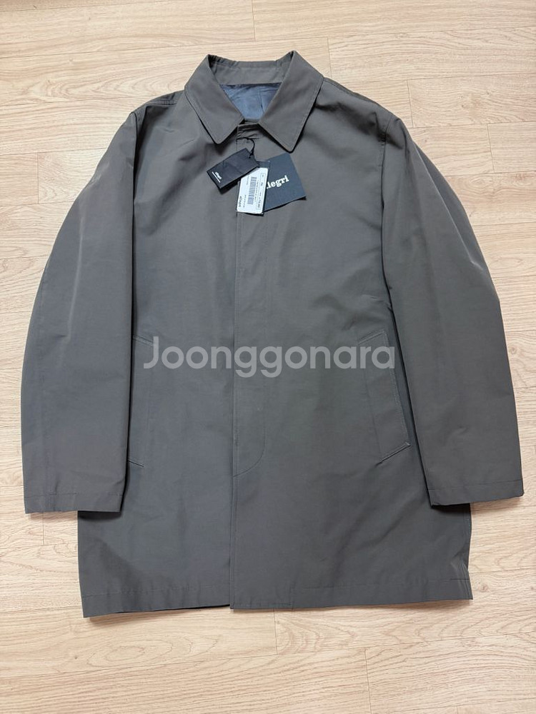 알레그리 맥 트렌치 코트 105 카키 정가79--0