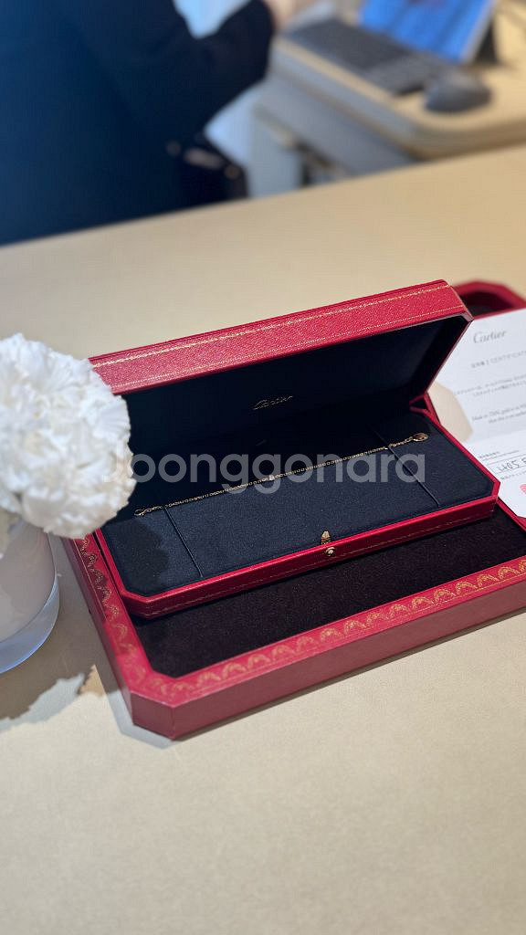 까르띠에 다무르 팔찌 s 스몰 / 옐로우골드--0