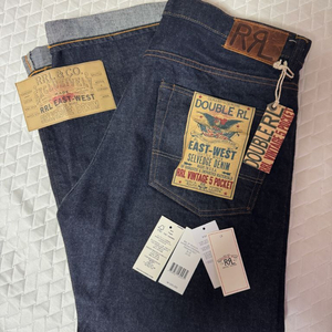 RRL 더블알엘 빈티지5포켓 데님 33x32 빈파포