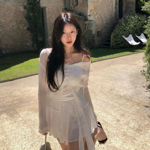 리즈shine frill card가디건