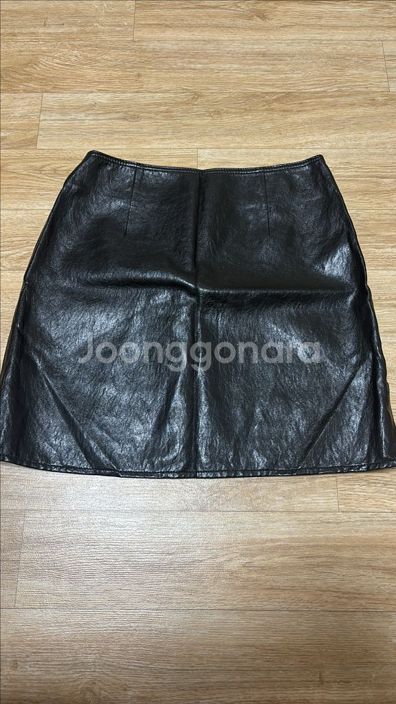 낫띵에브리띵 가죽 치마(dark brown) 판매 :)--6