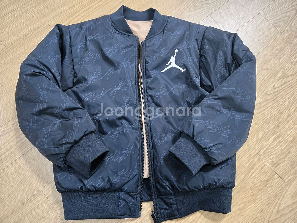 나이키 키즈 양면 조던보머자켓 140--2
