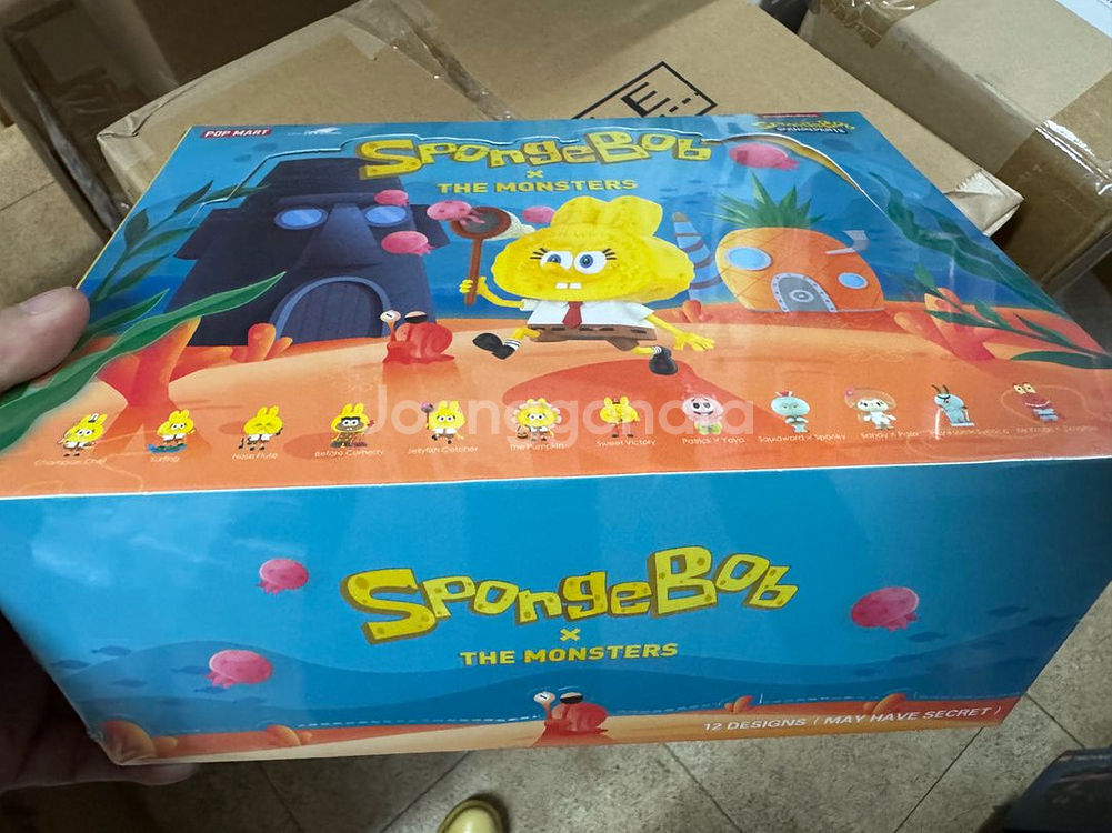 팝마트 라부부 스폰지밥 콜라보 미개봉 팝니다--0