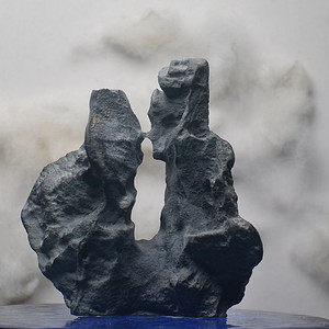 수석 산수경석 관통석 2