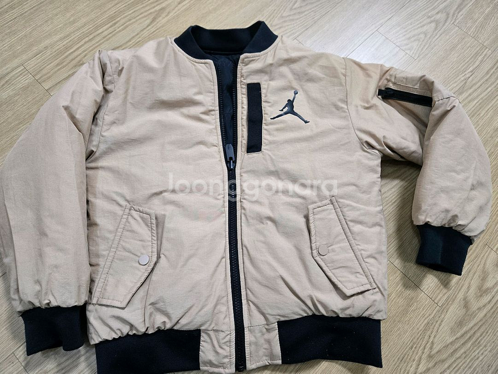 나이키 키즈 양면 조던보머자켓 140--0