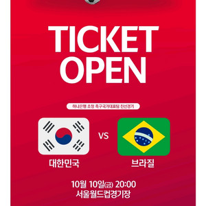 국가대표 축구 브라질전 프리미엄석 양도(놀티켓)